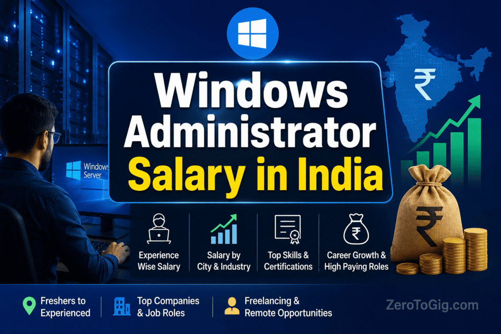 Windows Administrator Salary in India