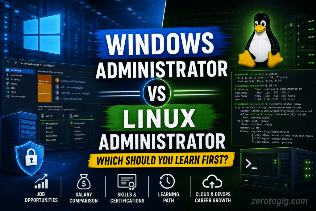Windows Administrator vs Linux Administrator